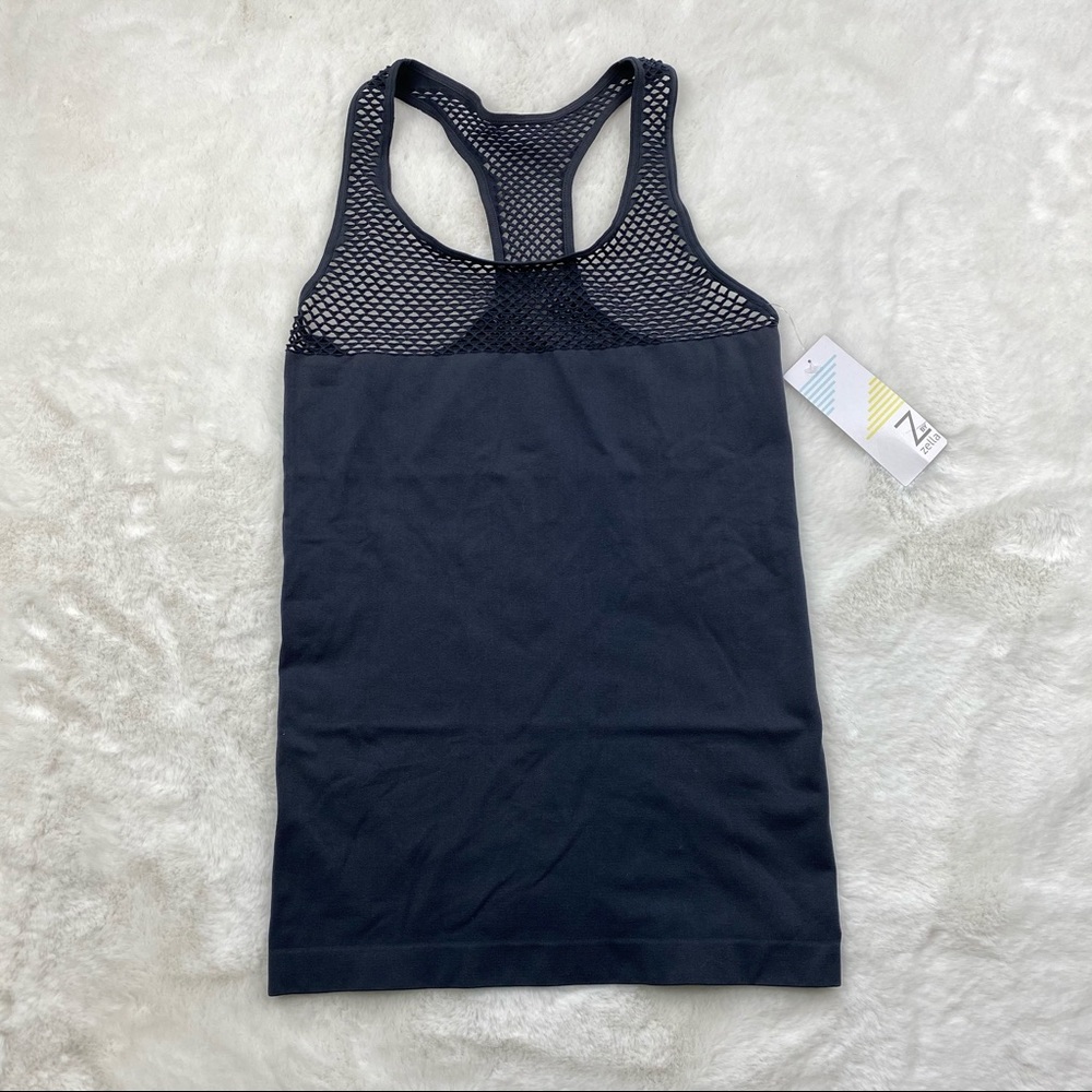 NWT Z By Zella Mesh Active Tank Top - Picture 1 of 6